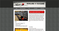 Desktop Screenshot of bowlingvtovarne.cz